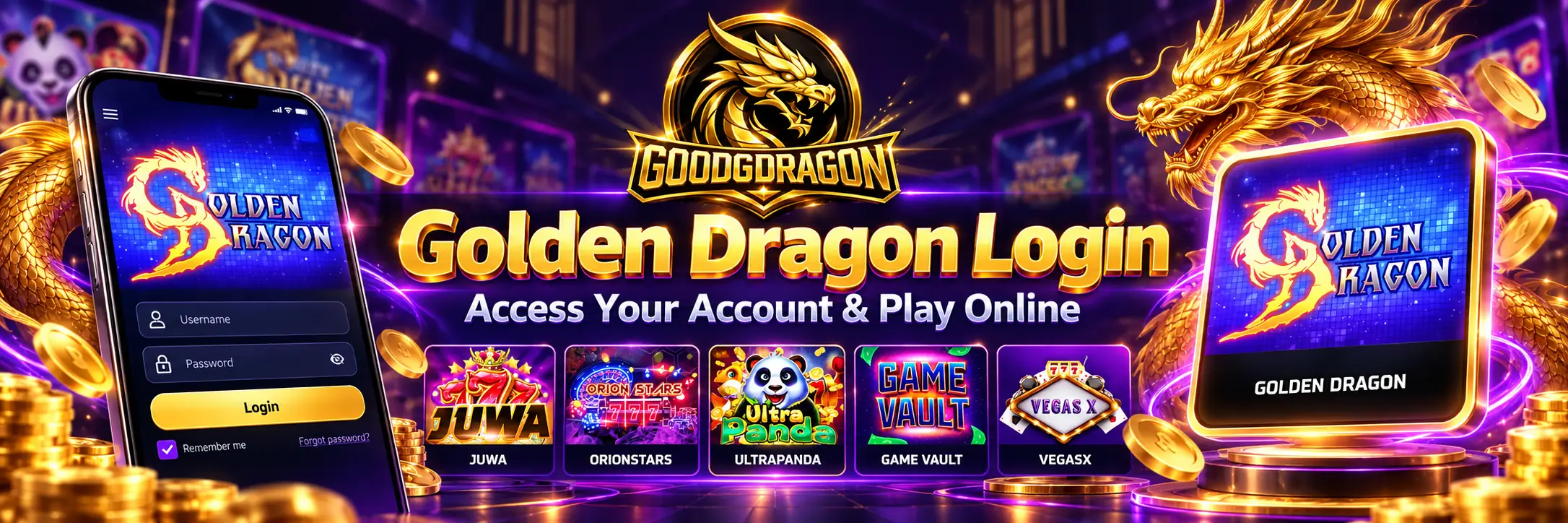Golden Dragon login guide for accessing PlayGD through GoodGDragon